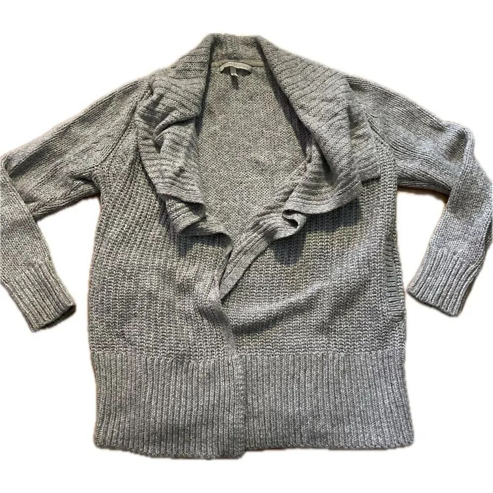 Victoria Secret Cowl Cardigan Sweater Grey Cozy Women’s Size Small